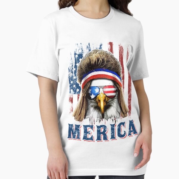 Item preview, Patriotic Merica Eagle Mullet 4th of July designed and sold by BadCattitudeCo.