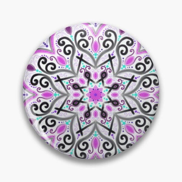 Item preview, mandala bianco e viola designed and sold by Monicavaler.