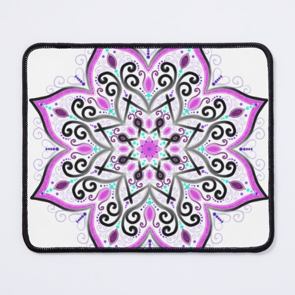 Item preview, mandala bianco e viola designed and sold by Monicavaler.