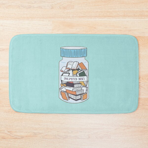 Item preview, UNLIMITED DOSES | READING | Read More | Books Are Therapeutic - Anti-Depressants Pill Medication Bottle | Book World | Therapy | Overdose On Books | Enthusiasts designed and sold by MJDezigns.