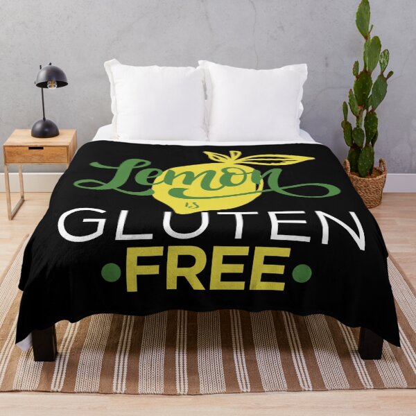 Item preview, "Lemons are Gluten-free" t shirt dark mode design series designed and sold by MyGluteesFree77.