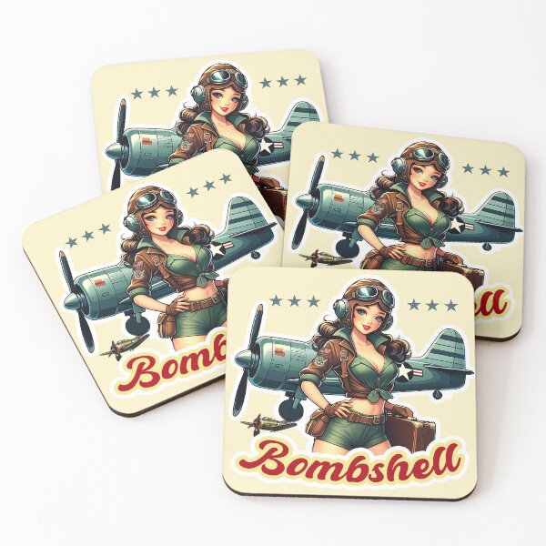 Item preview, Vintage Retro Pretty pilot ww2 designed and sold by Greenbessela.