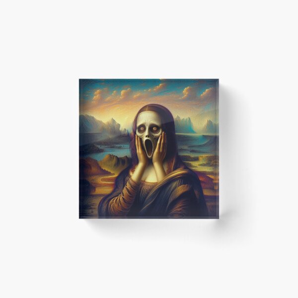 Item preview, El grito - Edvard Munch - Mona Lisa designed and sold by Mogwai008.
