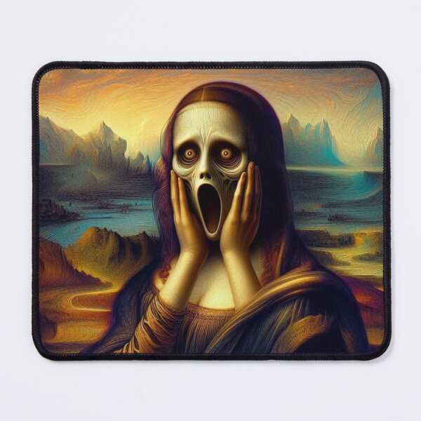 Item preview, The Scream - Edvard Munch - Mona Lisa designed and sold by Mogwai008.