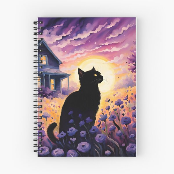 Item preview, Cat under the Glowing Moon designed and sold by Bright-Moonrise.
