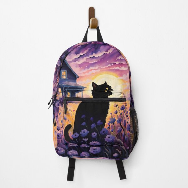 Item preview, Cat under the Glowing Moon designed and sold by Bright-Moonrise.