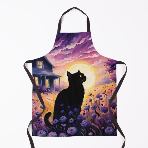 Item preview, Cat under the Glowing Moon designed and sold by Bright-Moonrise.