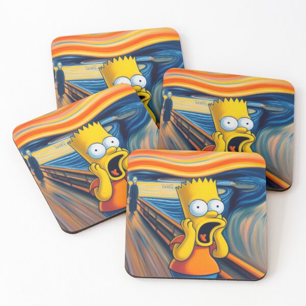 Item preview, Scream, Edvard Munch, Simpsons designed and sold by Mogwai008.