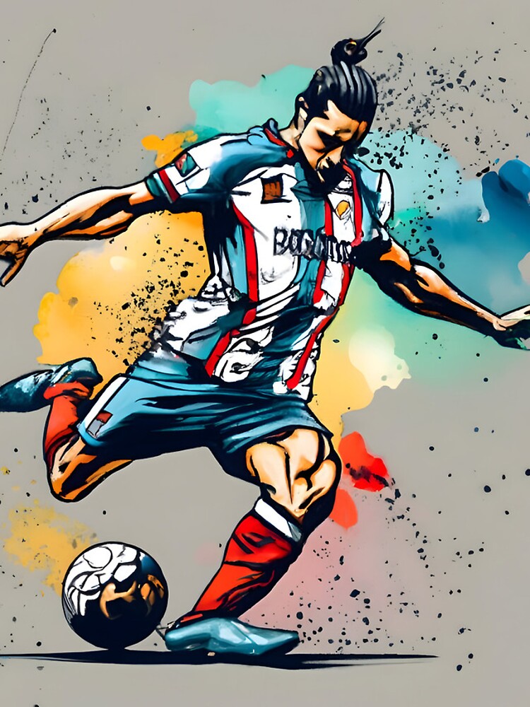 Thumbnail 4 of 4, iPhone Case, Soccer Player Kicking The Ball designed and sold by Patricks-Art.