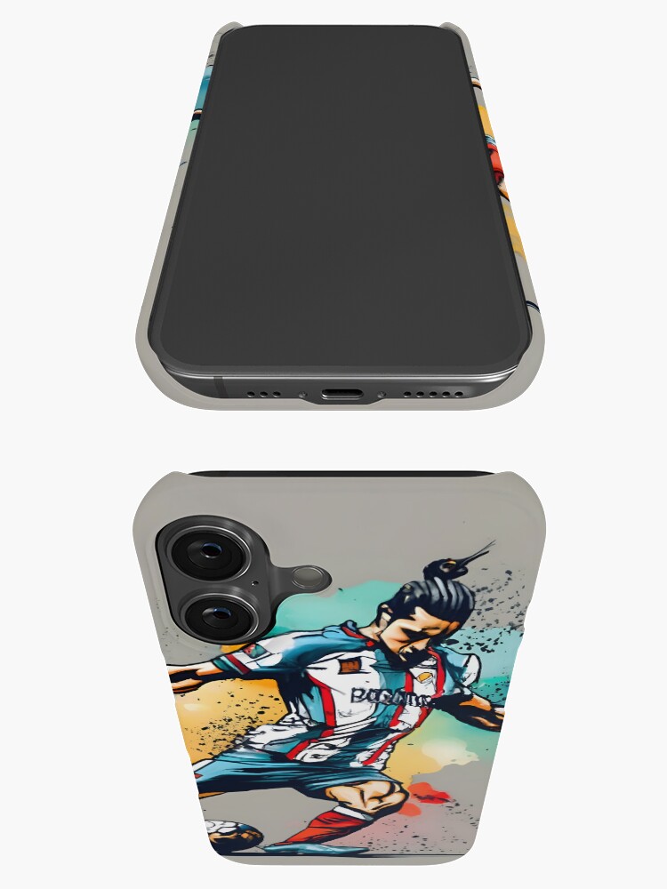 Thumbnail 3 of 4, iPhone Case, Soccer Player Kicking The Ball designed and sold by Patricks-Art.