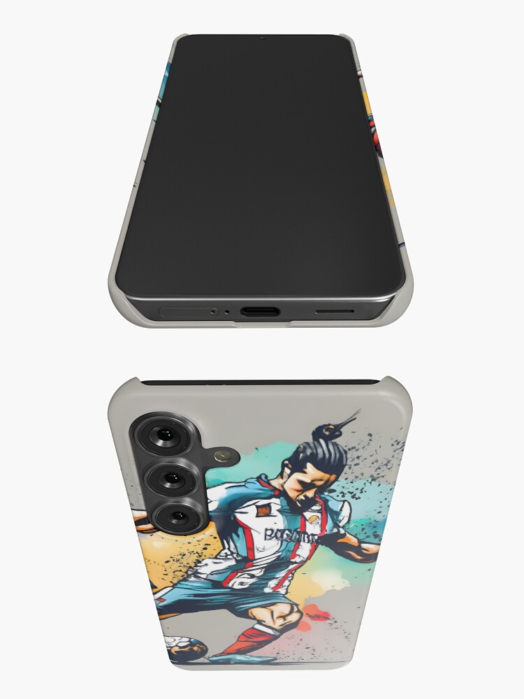 Thumbnail 3 of 4, Samsung Galaxy Phone Case, Soccer Player Kicking The Ball designed and sold by Patricks-Art.