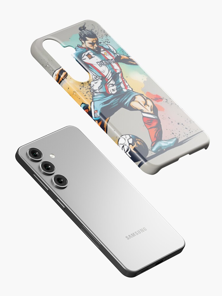 Thumbnail 2 of 4, Samsung Galaxy Phone Case, Soccer Player Kicking The Ball designed and sold by Patricks-Art.