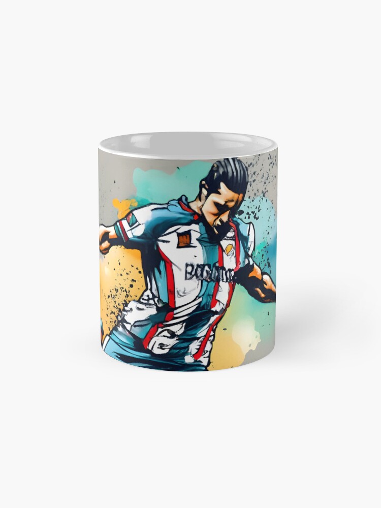 Thumbnail 4 of 6, Coffee Mug, Soccer Player Kicking The Ball designed and sold by Patricks-Art.