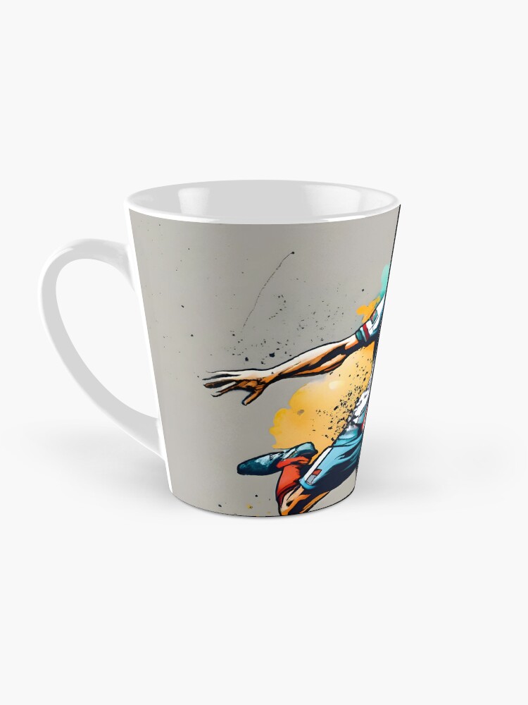 Thumbnail 3 of 4, Coffee Mug, Soccer Player Kicking The Ball designed and sold by Patricks-Art.