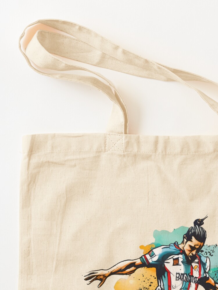 Thumbnail 3 of 5, Tote Bag, Soccer Player Kicking The Ball designed and sold by Patricks-Art.