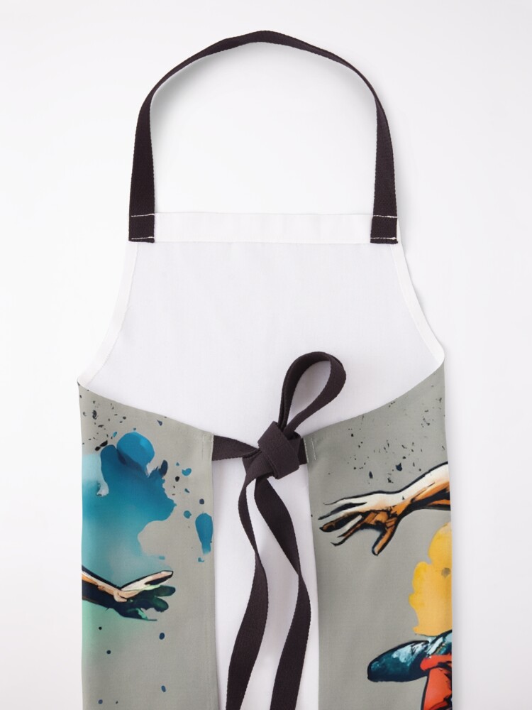 Thumbnail 5 of 6, Apron, Soccer Player Kicking The Ball designed and sold by Patricks-Art.
