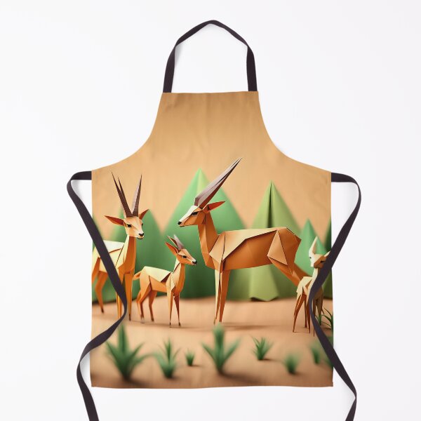 Item preview, Origami Art - Graceful Gazelle Family: A Serengeti Safari designed and sold by ArtfulFolds.