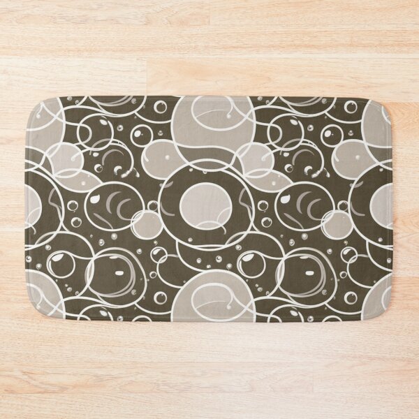 Item preview, Glossy Overlapping Circles and Bubbles Pattern On  designed and sold by DesigntshirtWB.