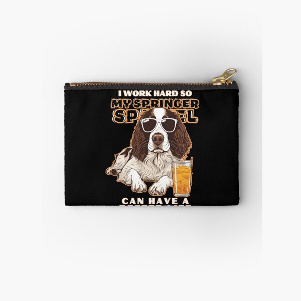 Item preview, springer spaniel Lovers "I work hard so my amazing springer spaniel pointer dog  dog can have a better life" designed and sold by GoodyPaws.