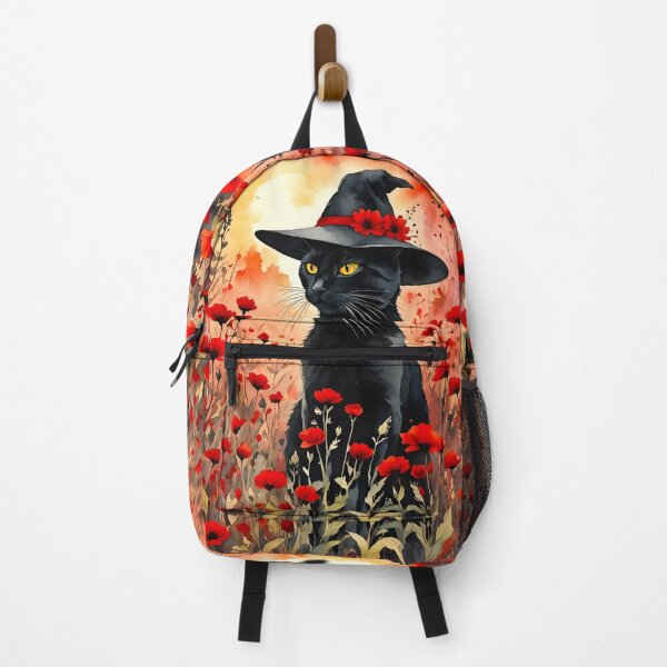 Item preview, Witches' Cat in a Poppy Field designed and sold by Bright-Moonrise.