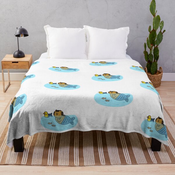 Item preview, the mermaid the Cat and the Duck designed and sold by superbaechoo.