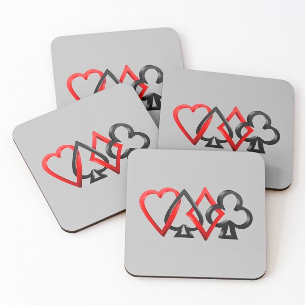 Item preview, Card Suits, Card Symbols 3D, Game Card Icons designed and sold by Numbers-Art.
