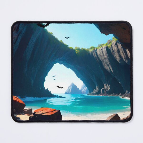 Item preview, Sea Cave with Bats at Twilight designed and sold by GrizzlyCollective.