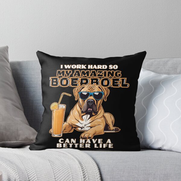 Item preview, boerboel Lovers "I work hard so my amazing boerboel dog  dog can have a better life" designed and sold by GoodyPaws.