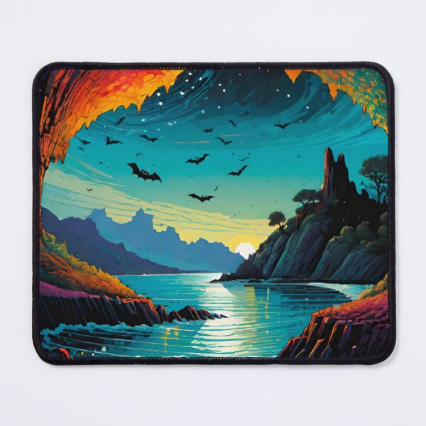 Item preview, Twilight in a Sea Cave with Bats designed and sold by GrizzlyCollective.