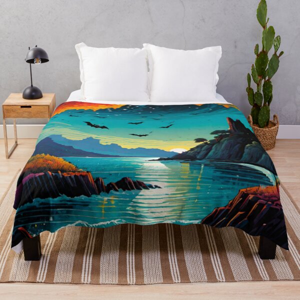 Item preview, Twilight in a Sea Cave with Bats designed and sold by GrizzlyCollective.