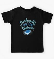 Bookmarks Are For Quitters Kids Tee