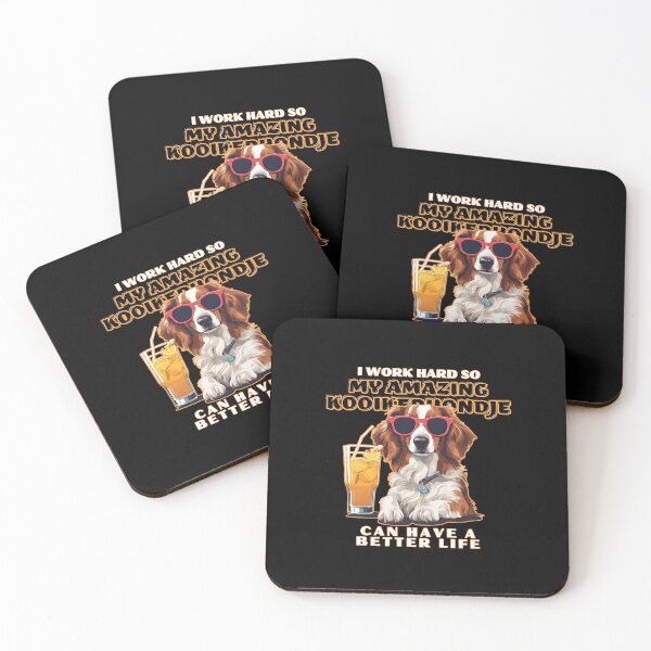 Item preview, kooikerhondje Lovers "I work hard so my amazing kooikerhondje dog  dog can have a better life" designed and sold by GoodyPaws.