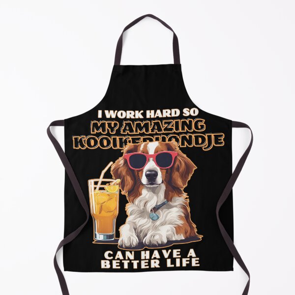 Item preview, kooikerhondje Lovers "I work hard so my amazing kooikerhondje dog dog can have a better life" designed and sold by GoodyPaws.