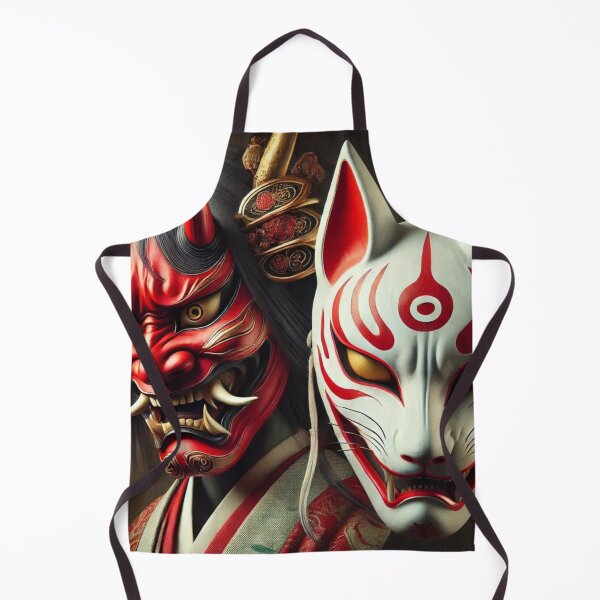 Item preview, Hannya and Kitsune designed and sold by FusiTink.