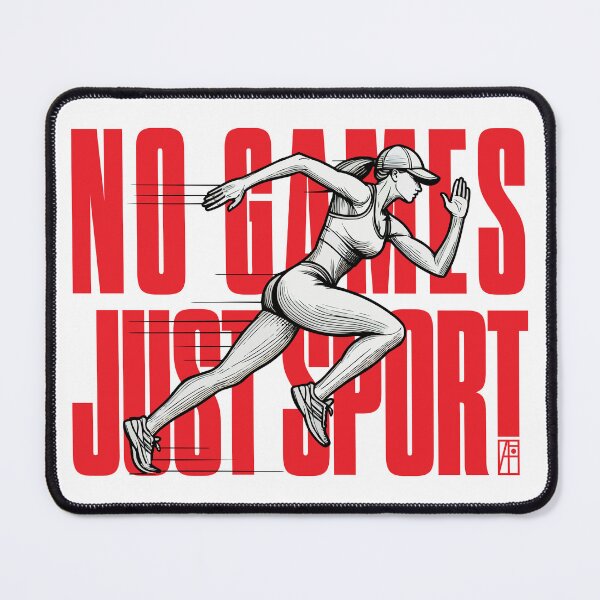 Item preview, NO GAMES JUST SPORT - Running - WOMAN RUNNER - 1 designed and sold by ArtProjectShop.