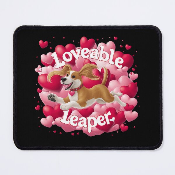 Item preview, Loveable Leaper: Playful Dog Art designed and sold by deluxedigital1.