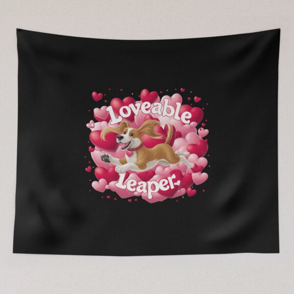 Item preview, Loveable Leaper: Playful Dog Art designed and sold by deluxedigital1.