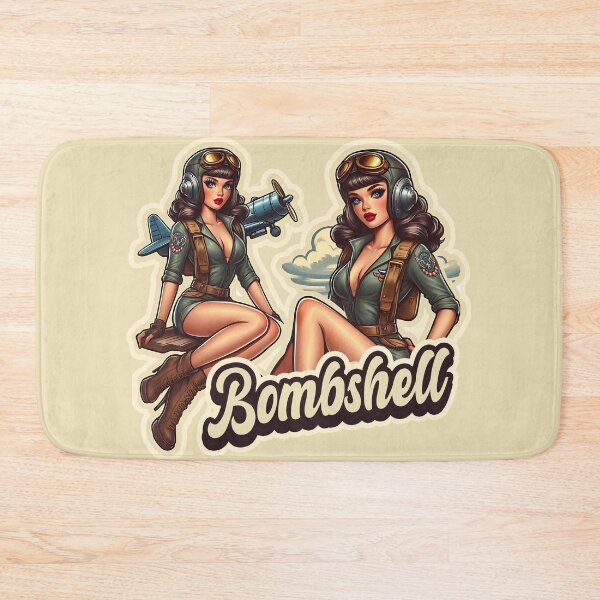 Item preview, Pretty Vintage retro ww2 pinup designed and sold by Greenbessela.