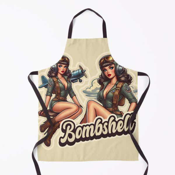 Item preview, Pretty Vintage retro ww2 pinup designed and sold by Greenbessela.