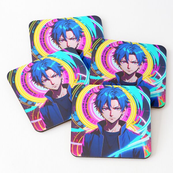 Item preview, Vibrant Anime Character Poster designed and sold by GrizzlyCollective.