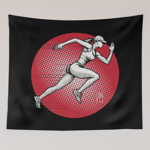 Item preview, SPORT - Running - WOMAN RUNNER - 4 designed and sold by ArtProjectShop.