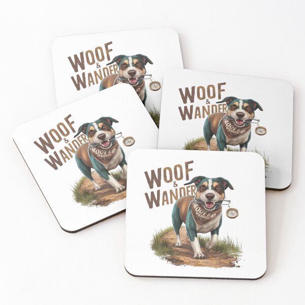 Item preview, Woof & Wander: Adventurous Dog Art designed and sold by deluxedigital1.