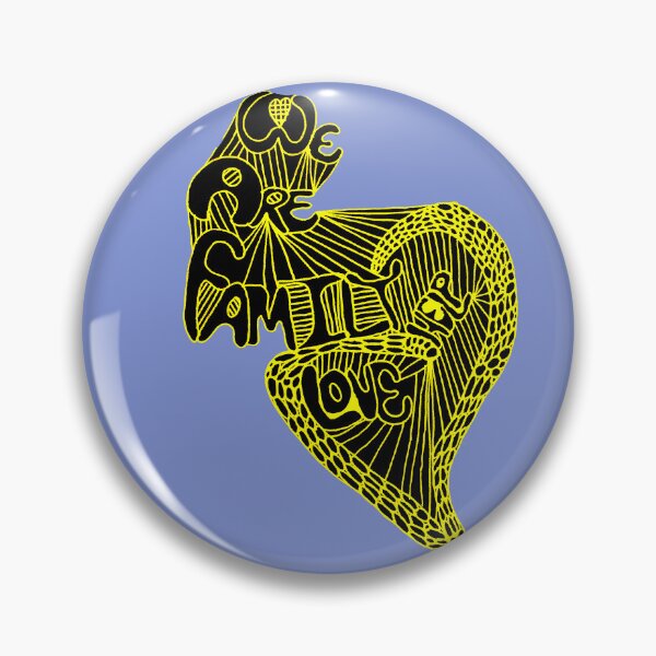 Item preview, We are Family Neon Yellow designed and sold by KazM.