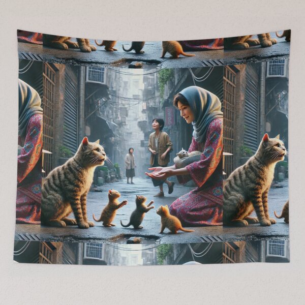 Item preview, Poor stray cat designed and sold by Catsmoment.