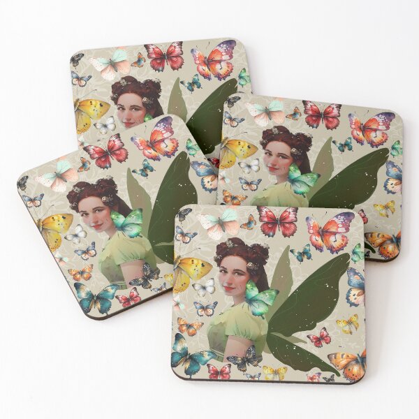 Item preview, Philippa among butterflies puzzle design  designed and sold by EmeraldeaArt.