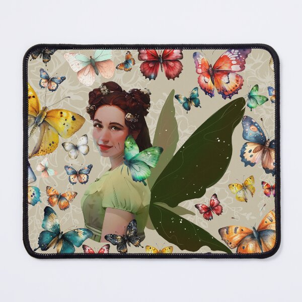 Item preview, Philippa among butterflies puzzle design designed and sold by EmeraldeaArt.