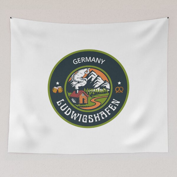 Item preview, Ludwigshafen Germany Green Emblem designed and sold by World Designs.