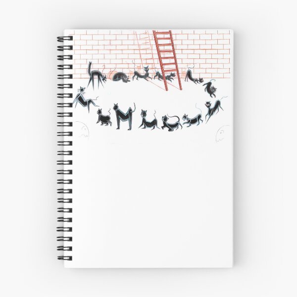 Item preview, 13 black cats under a ladder.  designed and sold by Henri Armagnat.