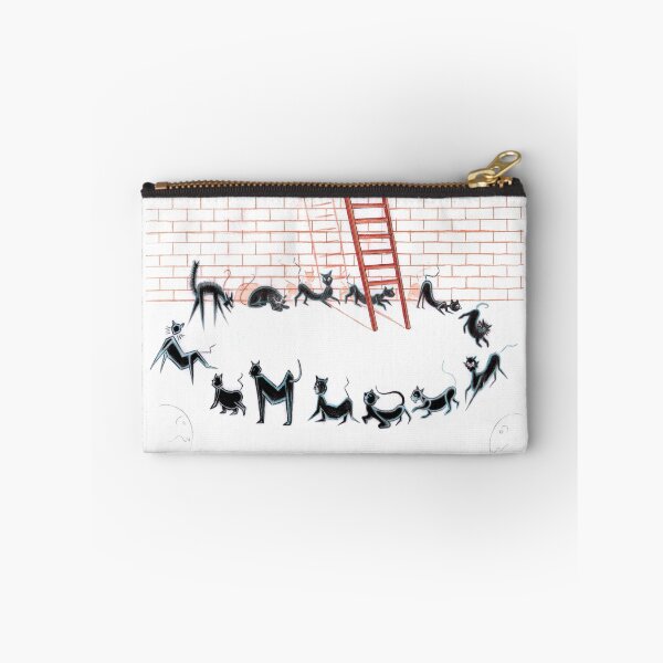 Item preview, 13 black cats under a ladder.  designed and sold by Henri Armagnat.