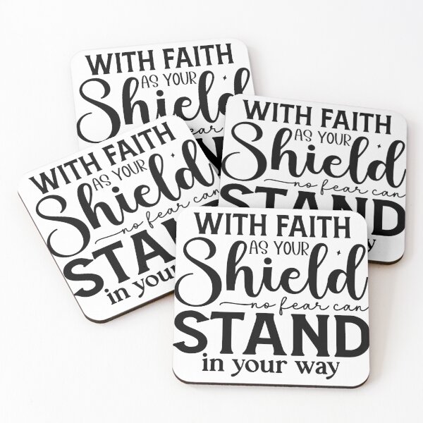 Item preview, With Faith as your Shield | Christian | Faith designed and sold by Image Shop Australia.